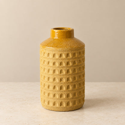 Marigold Textured Vase