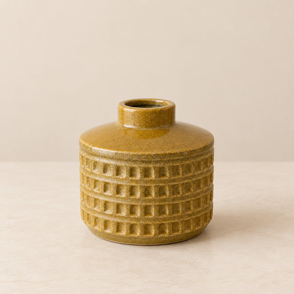 Marigold Textured Vase