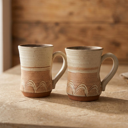 Rustic Sand Mugs
