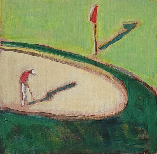 Golfers 1 by Anne Scanlan