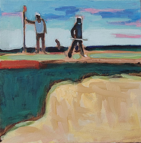 Golfers 2 by Anne Scanlan