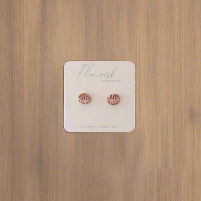 Flourish Stonewear Rounded Studs