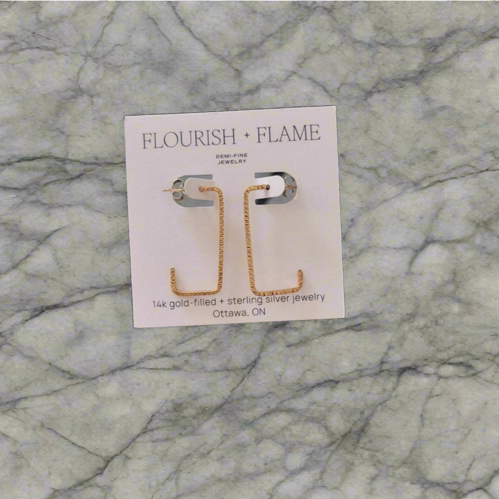 Small Square Hoop