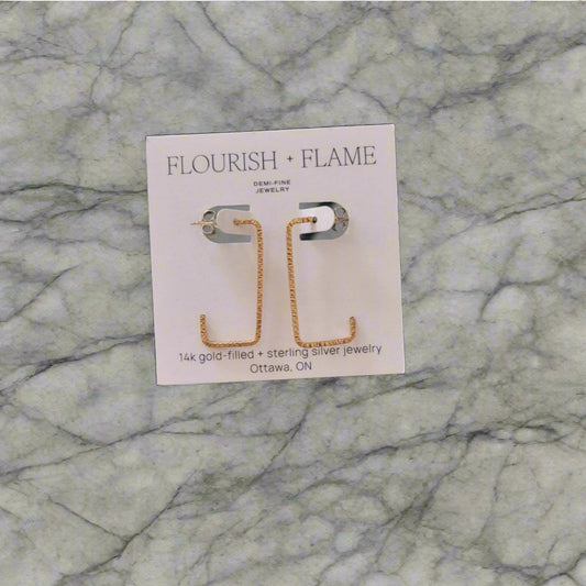 Small Square Hoop