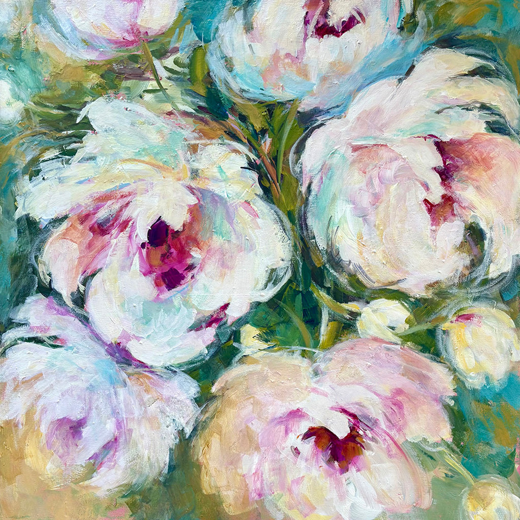 Cascade of Peonies