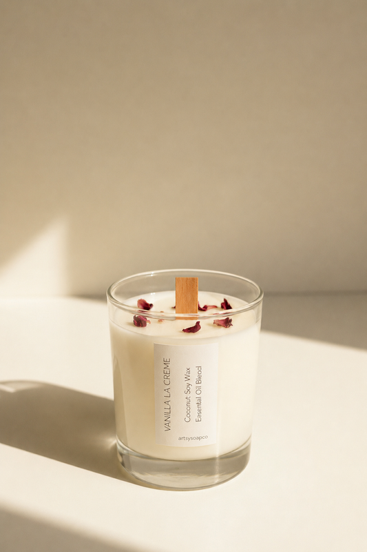 ArtsySoapCo. Vanilla Cream Candle