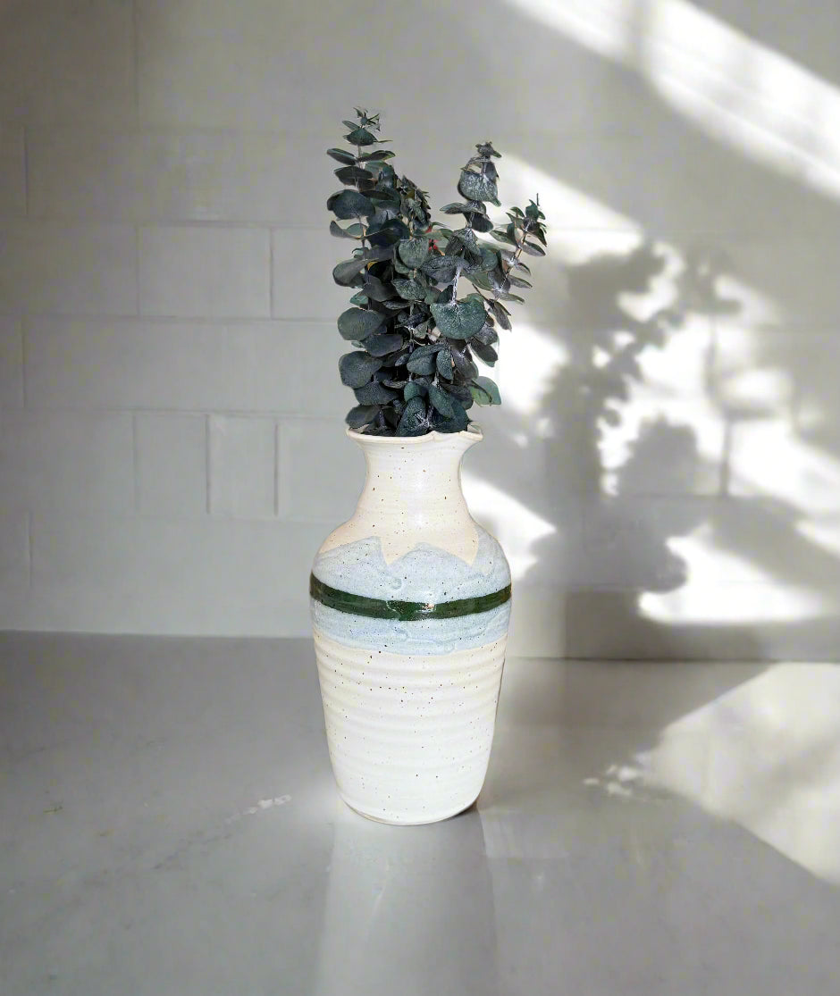 Green Stripe Carafe