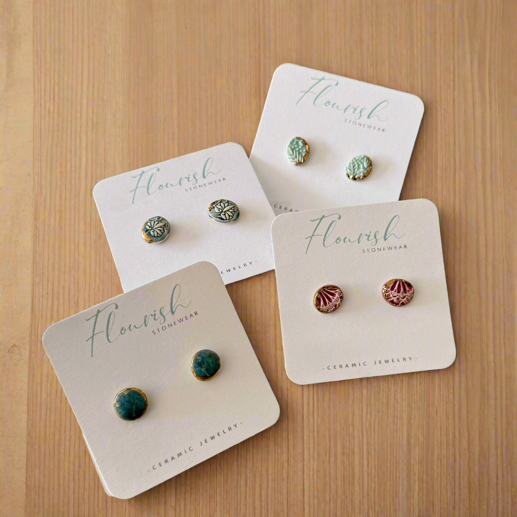 Flourish Stonewear Rounded Studs