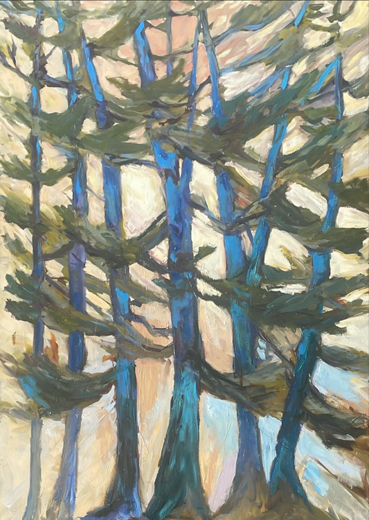 Blue Forest Pines