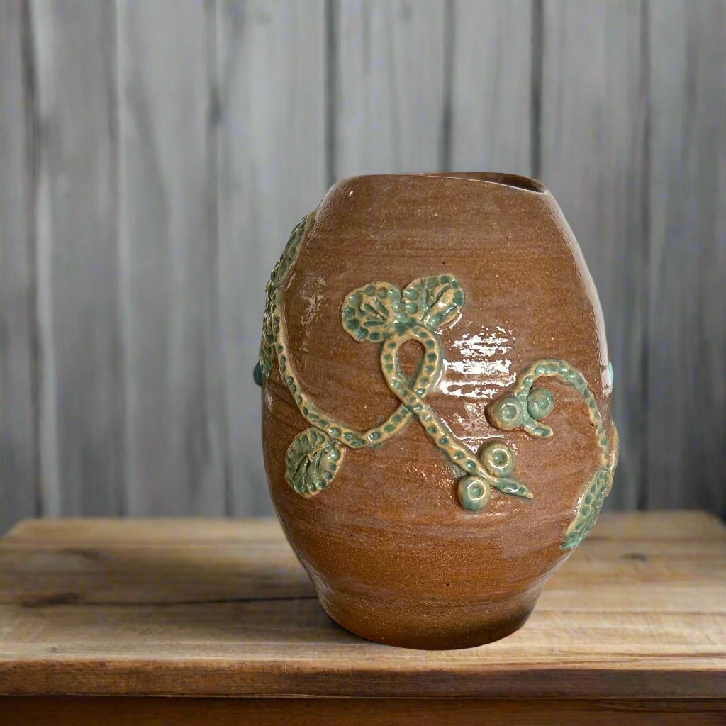 Teracotta and Teal Studio Pottery