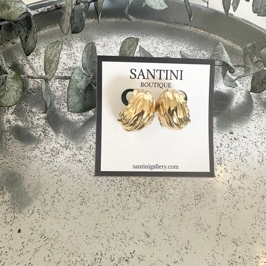 Textured Chunky Hoop