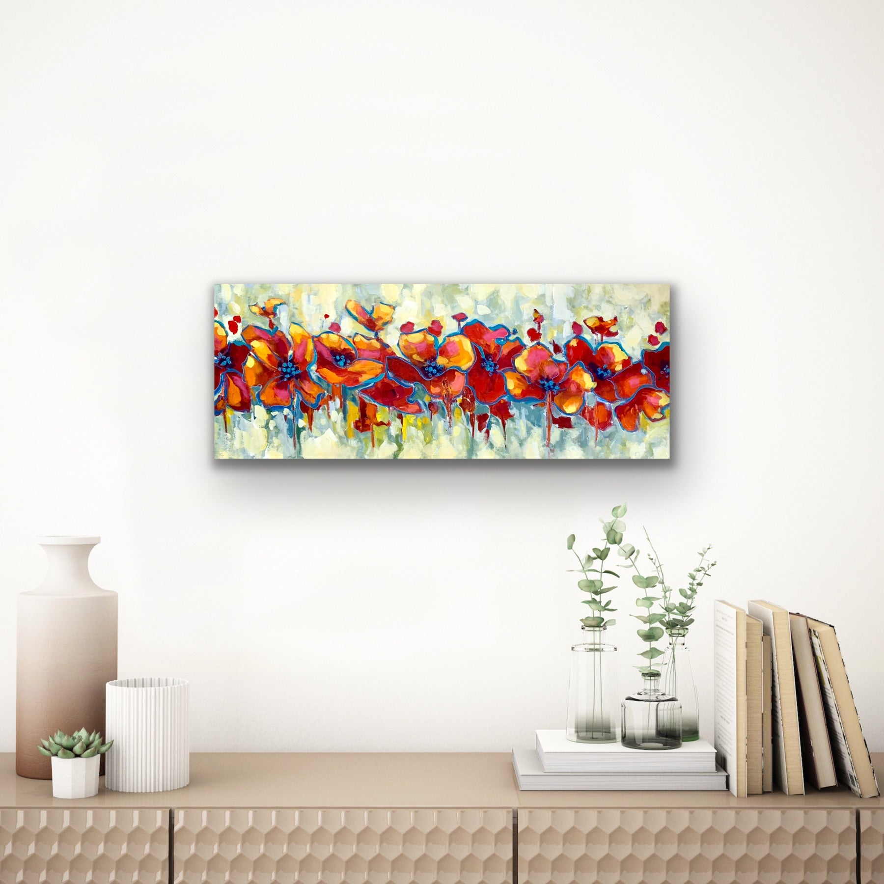Santini Gallery | Poppies in a Row