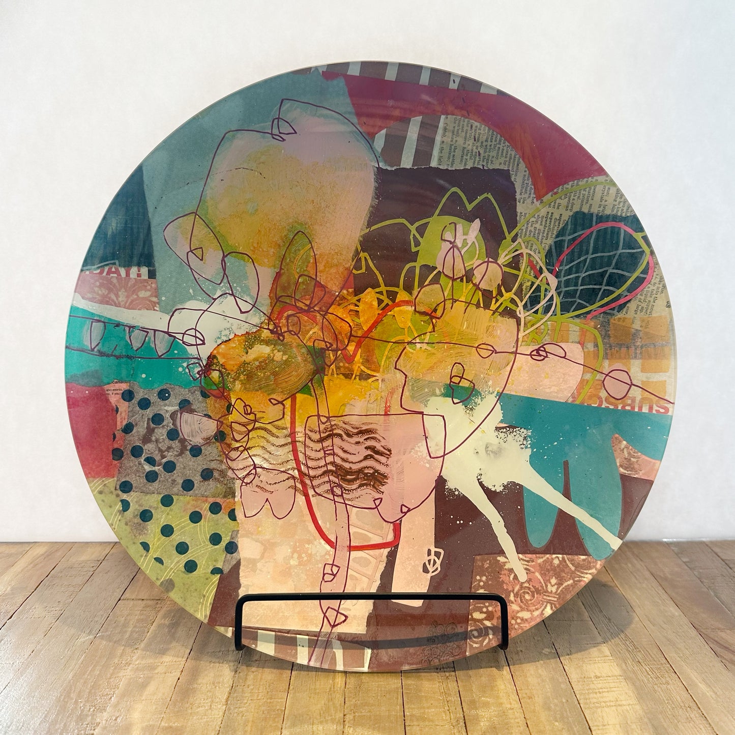 "Bloom Sunrise" Glass Bowl