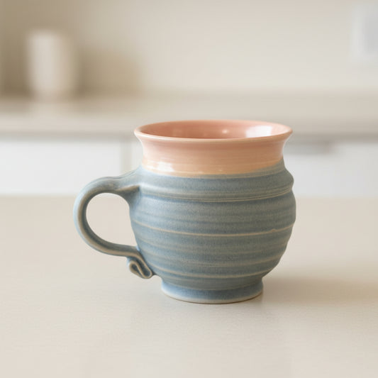 Blue and Pink Mug