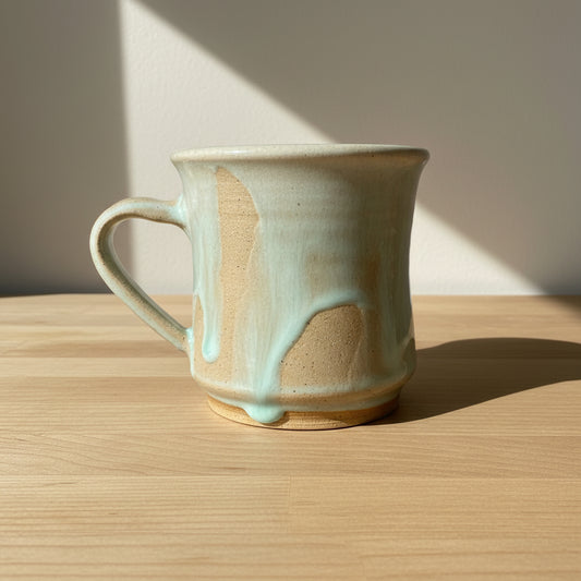 Vintage Aqua Drip Mug