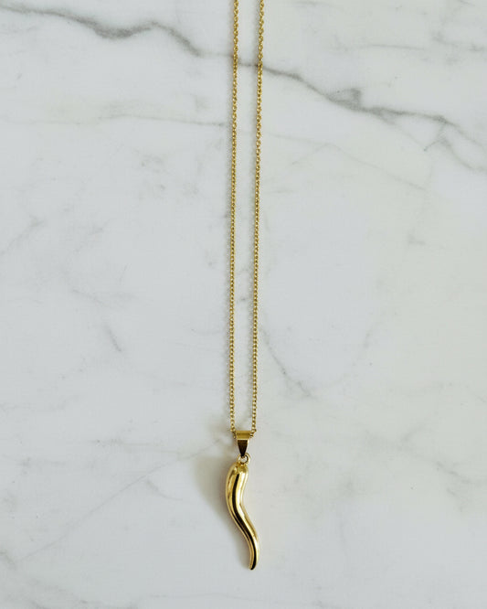 Italian Horn Necklace