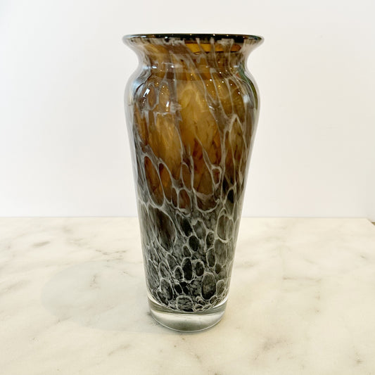 Brown Glass Vase