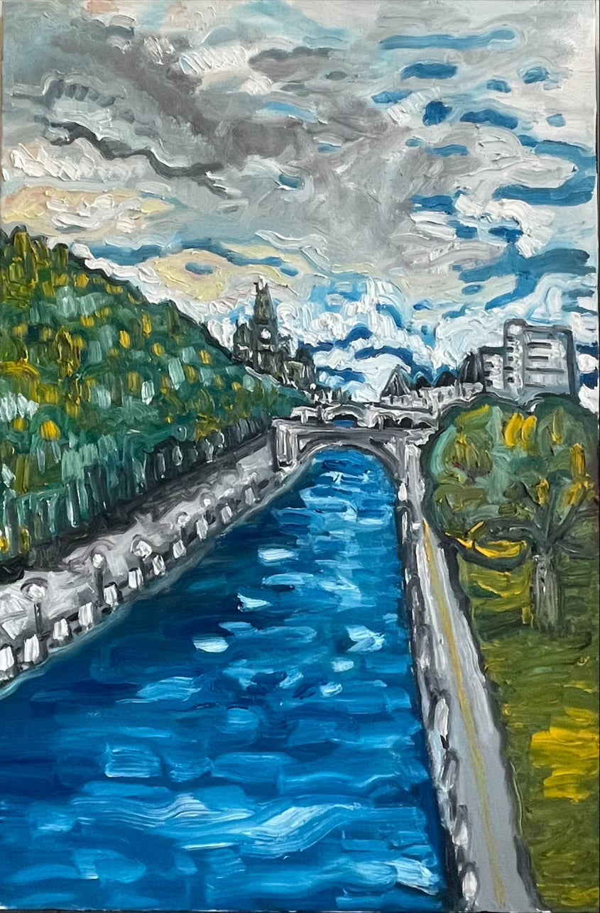View from the Corktown Footbridge