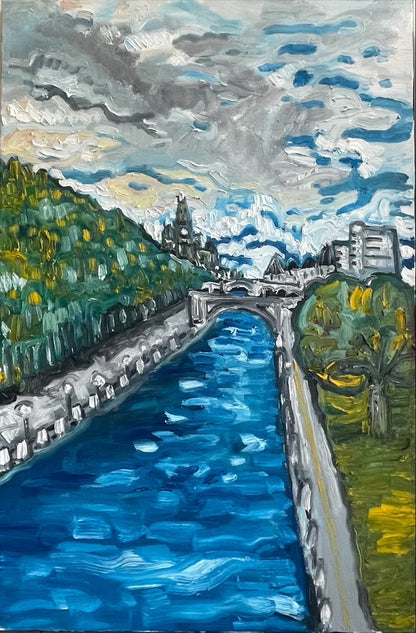 View from the Corktown Footbridge