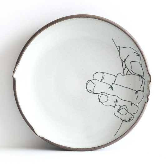 Ceramic Hand Plate
