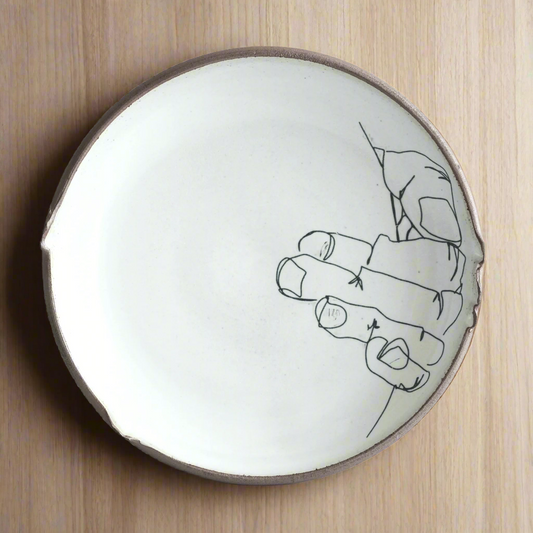 Ceramic Hand Plate