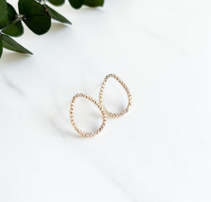 Goldfilled Teardrop Studs