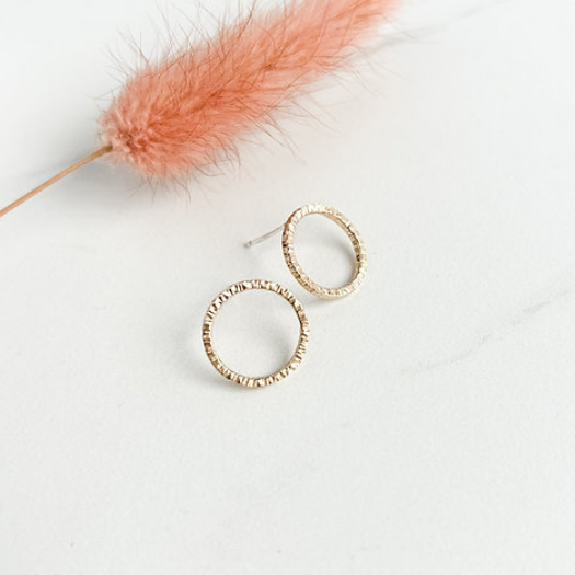 Arielle Circle Stud Earrings