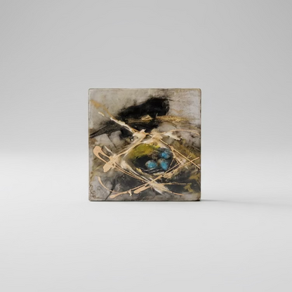 4x4 Encaustic on Wood