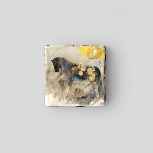 4x4 Encaustic on Wood