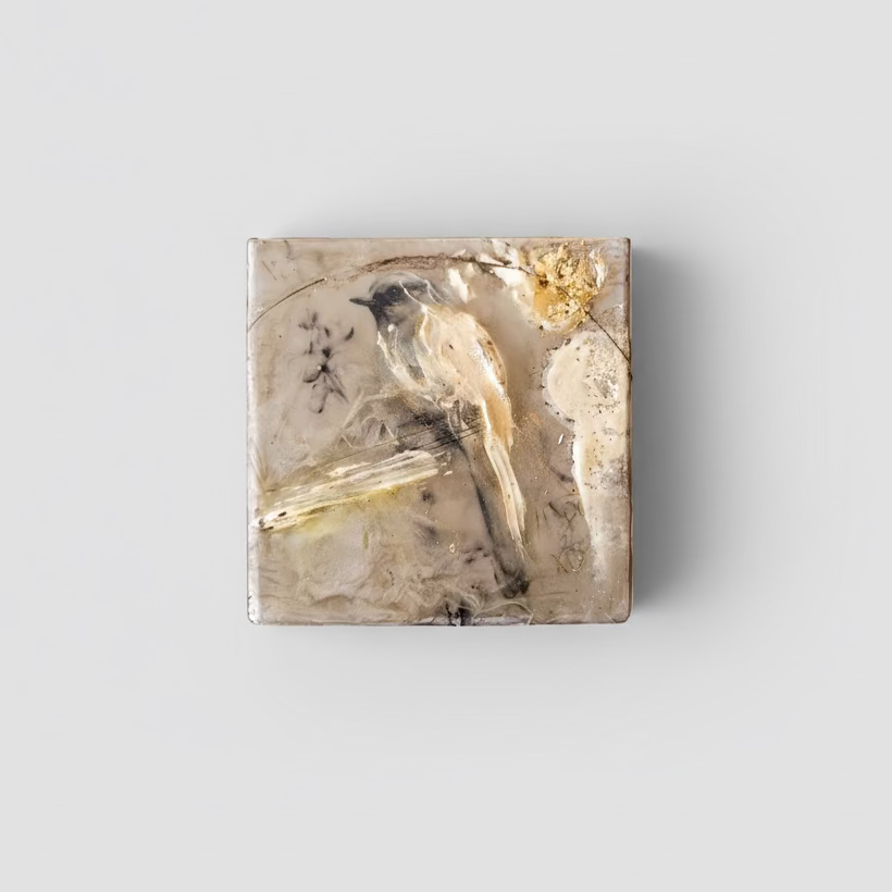 4x4 Encaustic on Wood