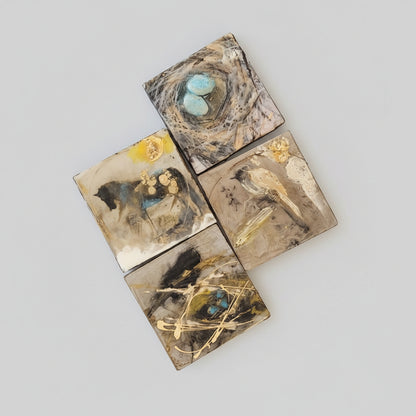 4x4 Encaustic on Wood