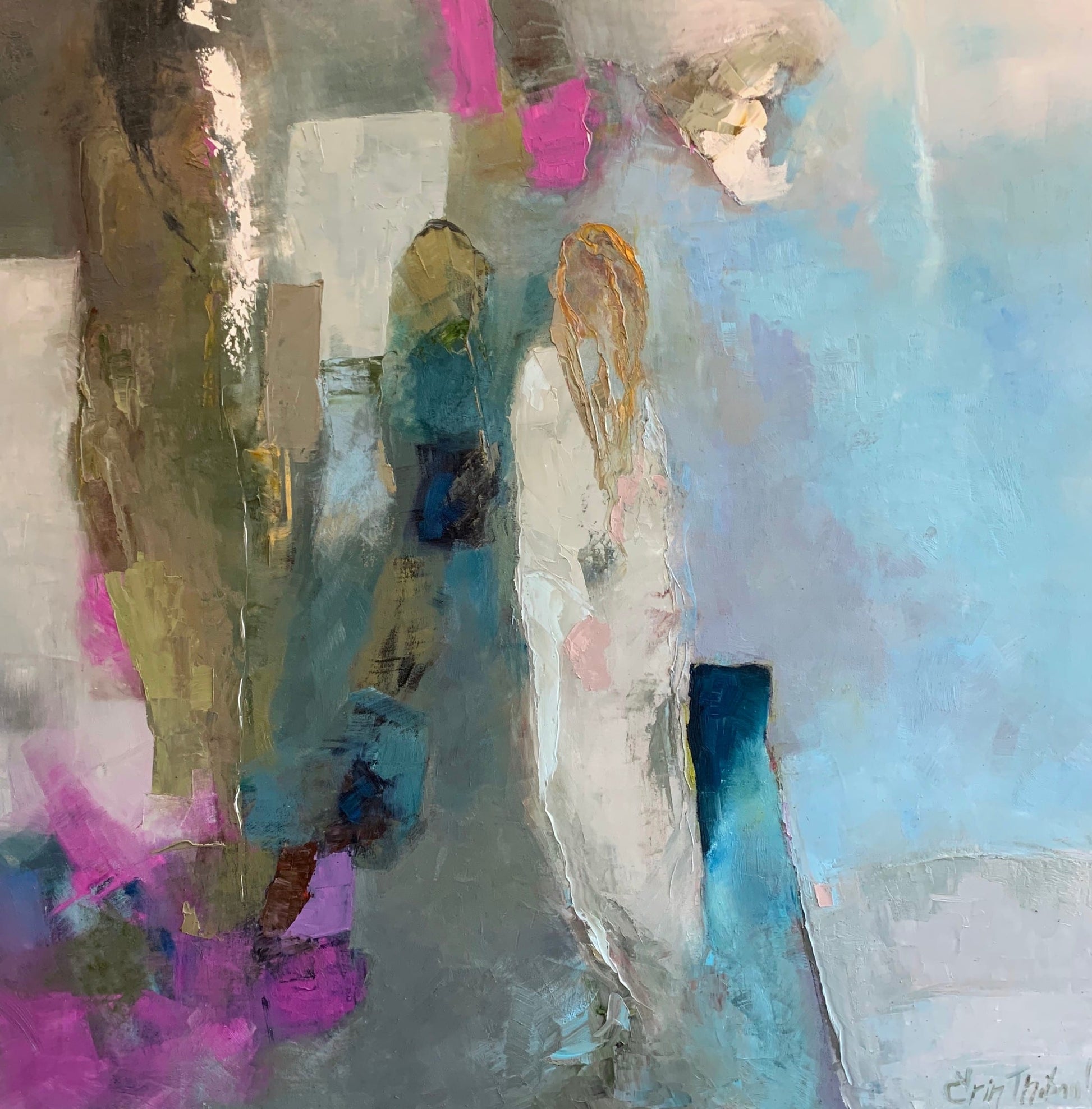 Oil artwork titled Mystics