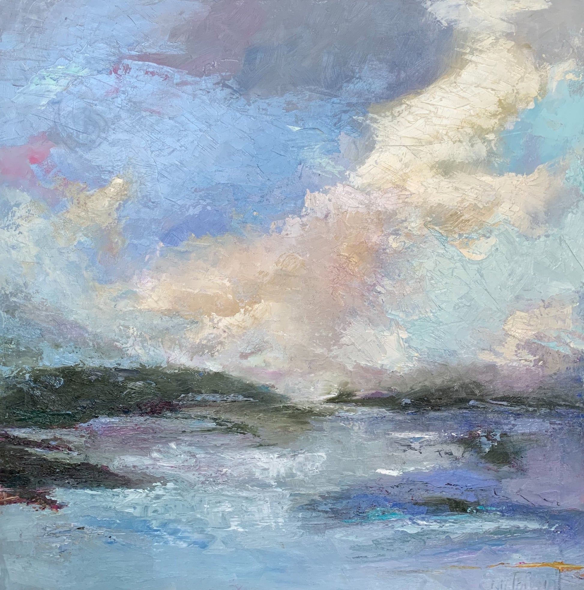 Oil artwork titled Tempest