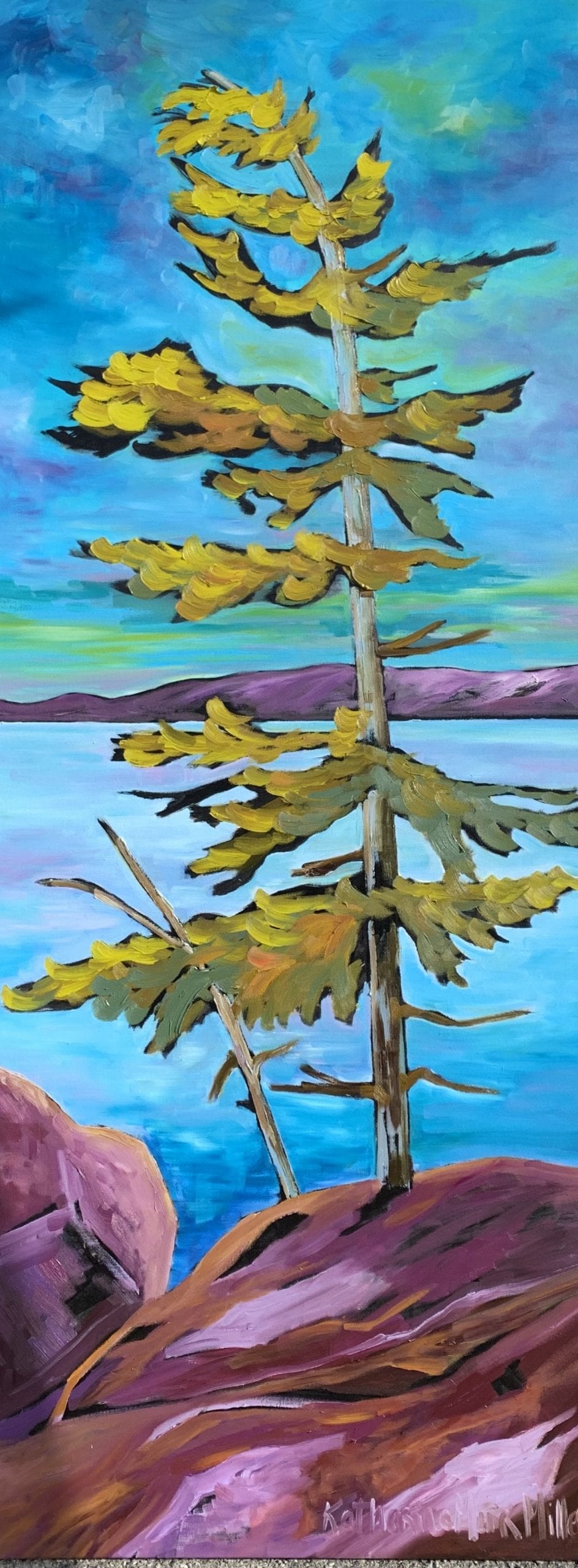 Oil artwork titled Strength and Resilience