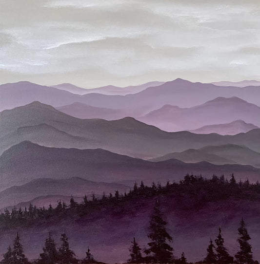 Acrylic artwork titled You and I Together