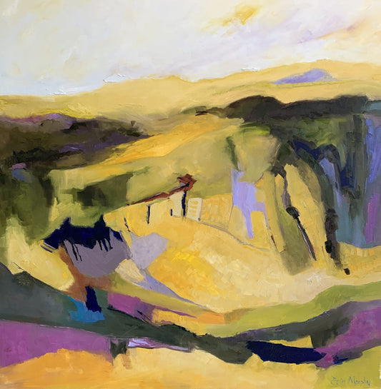 Oil artwork titled La Peche