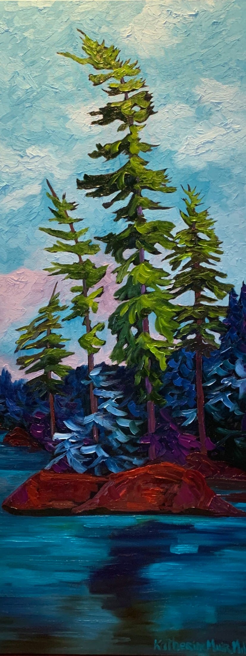 Oil artwork titled Summers End