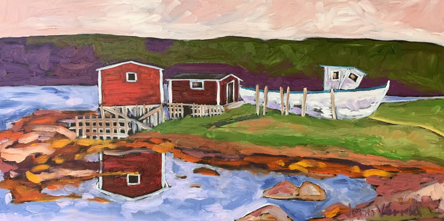 Oil artwork titled Aquaforte, NL