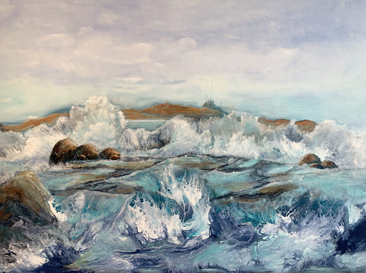 Acrylic artwork titled Untamed