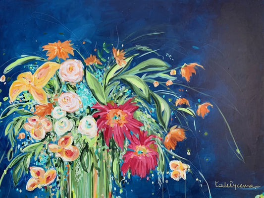 Acrylic artwork titled Love Story