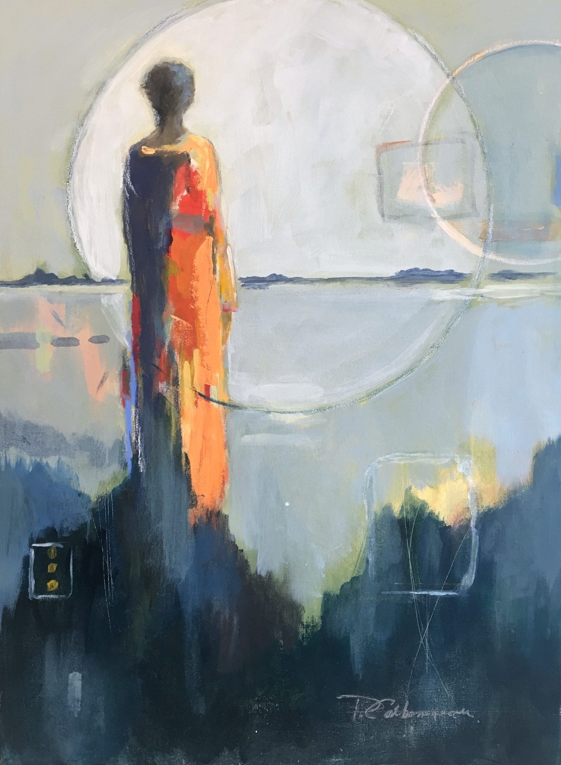 Acrylic artwork titled Find Your Own Rythm