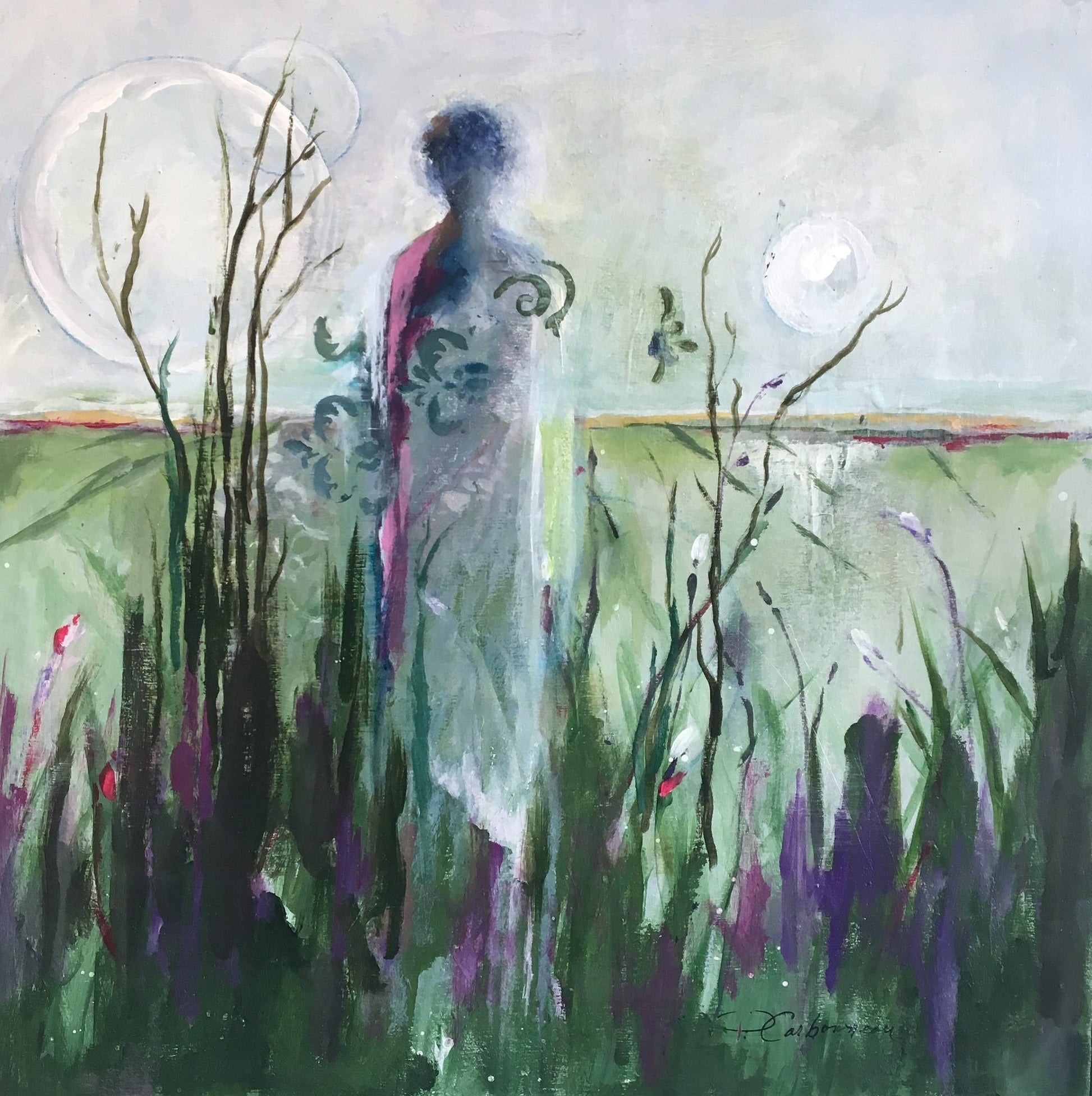 Acrylic artwork titled The Filter on Memories