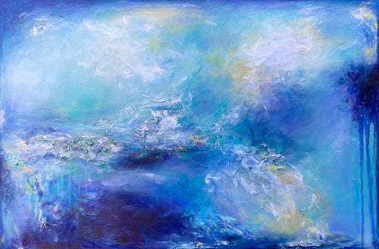 Mixed media artwork titled Sanctuary of Dreams