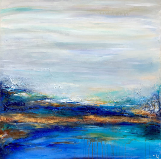 Acrylic artwork titled September Song II