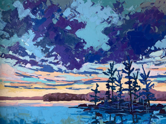 Oil artwork titled Nothing but Time